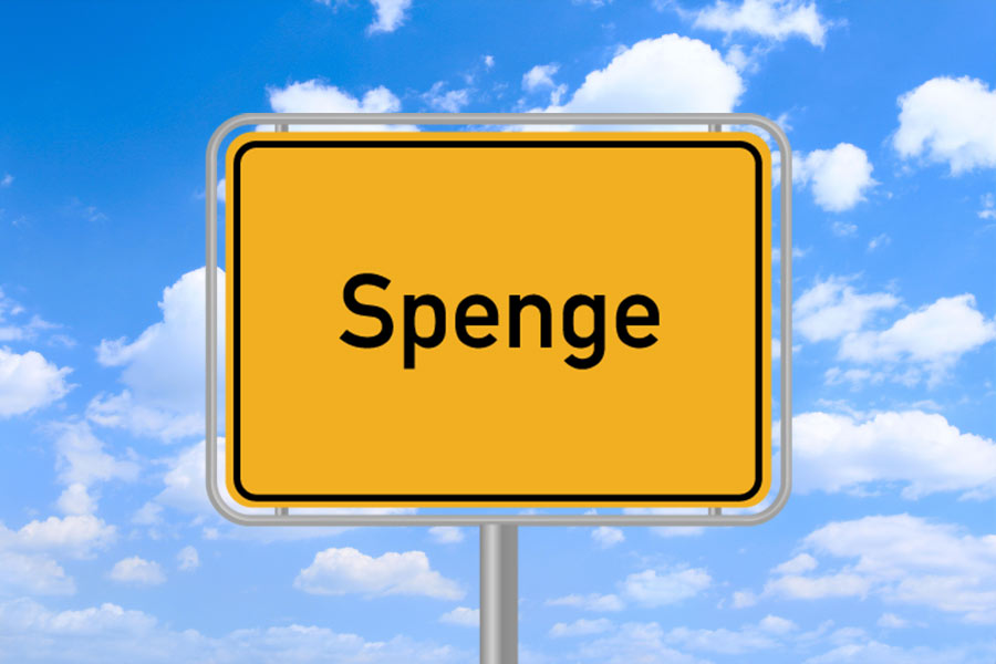 Teppichreinigung für Spenge und Umgebung Ortsschild Spenge