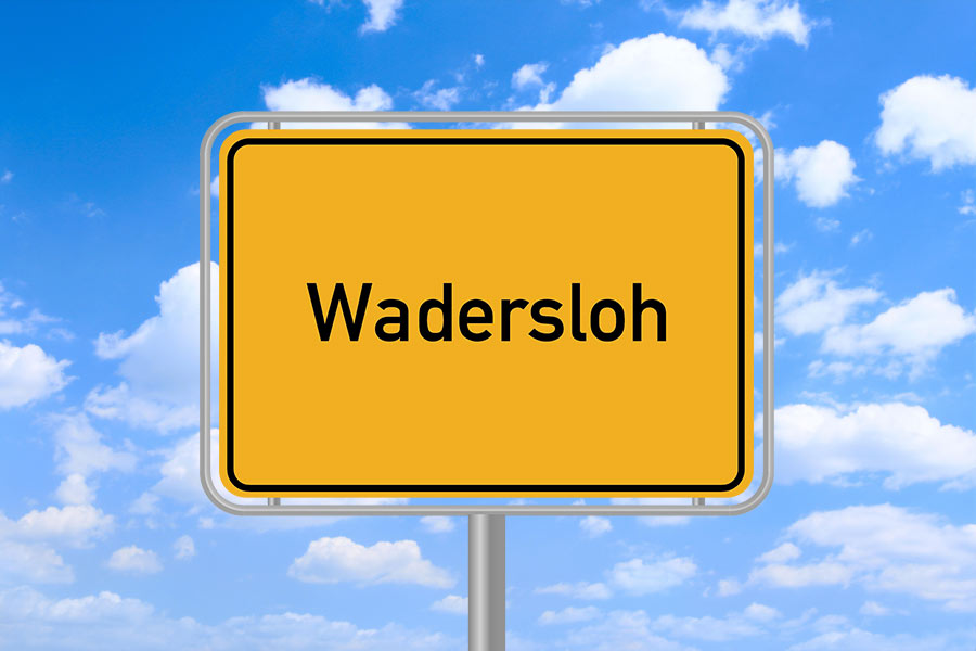 Ortsschild Wadersloh